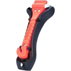 Lifehammer - Veiligheidshamer - Oranje - Gehard Staal - Inclusief Houder