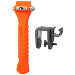 LifeHammer HCGO1QCSBX Classic Glow Noodhamer Glasbreker, Riemsnijder Bus, Vrachtwagen, Auto, SUV, Van, Camper (l x b x