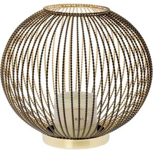 Windlicht Ise H23cm zwart