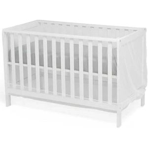 Jollein Moskitonetz für Baby-Campingbett und Kinderbett, transparent, 120 x 65 cm