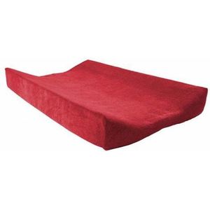 Jollein Deluxe - Aankleedkussenhoes badstof 50 x 70 cm - Rood