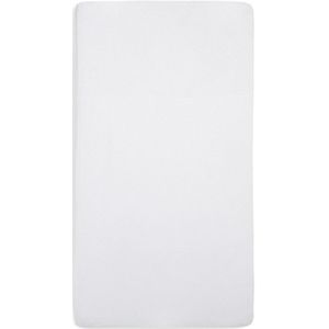 Jollein - Baby Hoeslaken Ledikant (Wit) - Katoen - Polyester - Badstof Waterdicht - 60x120cm