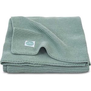 Jollein - Basic Knit Deken - Roze - Katoen/Acryl