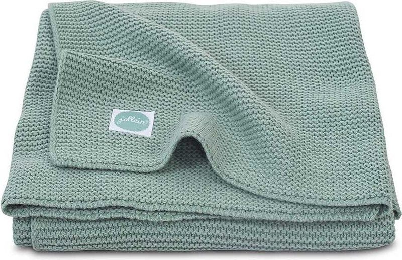 Jollein - Basic Knit Deken - Roze - Katoen/Acryl