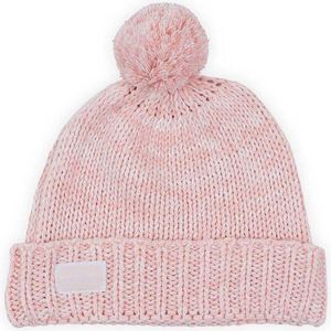 Muts 9 tot 18 mnd Melange knit soft pink