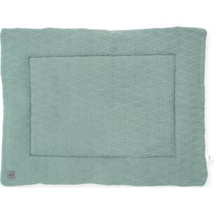 Jollein - Boxkleed (Ash Green) - River Knit - Katoen - Speelkleed Baby - 80x100cm