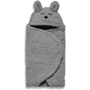 Wikkeldeken Jollein Bunny Storm Grey
