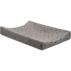 Waskussenhoes Jollein Jersey Spot Storm Grey - 50 X 70 cm