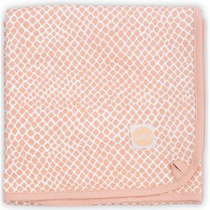 Babydecke Jollein Jersey Snake Pale Pink-75 x 100 cm