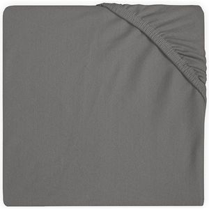 Jollein - Baby Hoeslaken Boxmatras Jersey (Storm Grey) - Katoen - Hoeslaken Baby, Hoeslaken Box - 75x95cm