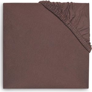 Jollein - Baby Hoeslaken Boxmatras Jersey (Chestnut) - Katoen - Hoeslaken Box - 75x95cm