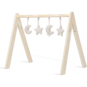 Jollein Babygym Speeltjes - Moon - Nougat - 4 Stuks