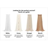 Jollein - Sluier Ledikant - Vintage Ivory - 155cm - 80% Polyester / 20% Katoen