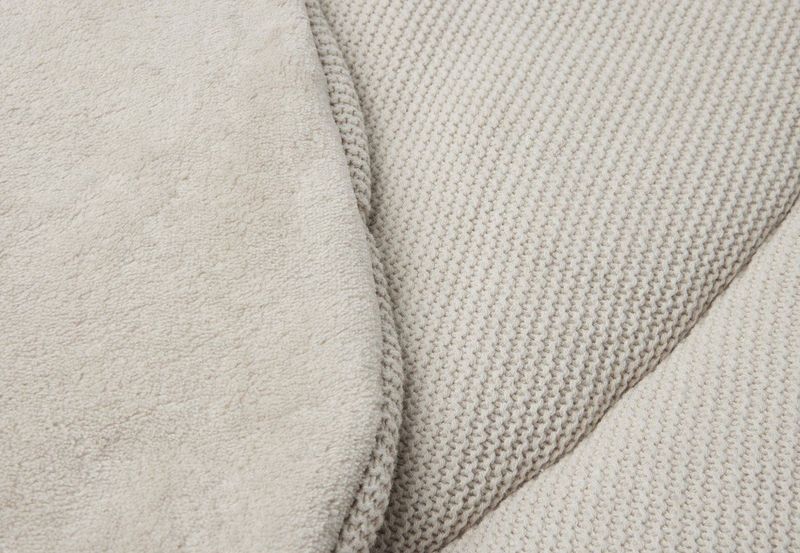 Jollein - Boxkleed Rond (Nougat) - Basic Knit - Katoen - Speelkleed Baby - 95cm