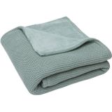 Jollein - Wiegdeken Basic Knit - Groen - Gebreid/Fleece