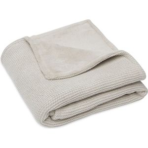 Jollein Baby Deken Wieg Basic Knit Nougat/Fleece