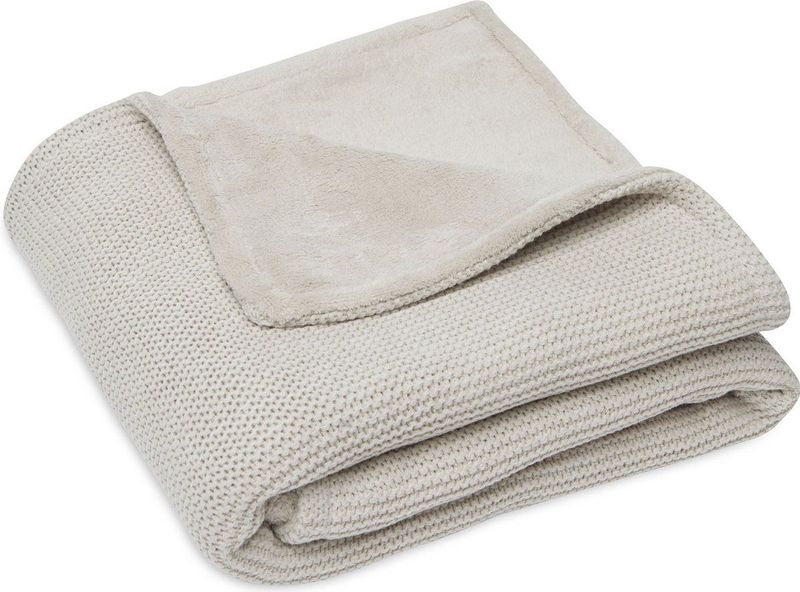 Jollein Baby Deken Wieg Basic Knit Nougat/Fleece