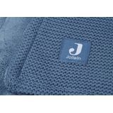 Jollein Basic Knit Jeans Blue / Fleece 75 x 100 cm Wiegdeken 517-511-66039