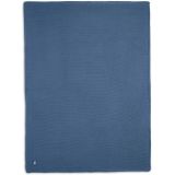 Jollein Basic Knit Jeans Blue / Fleece 75 x 100 cm Wiegdeken 517-511-66039