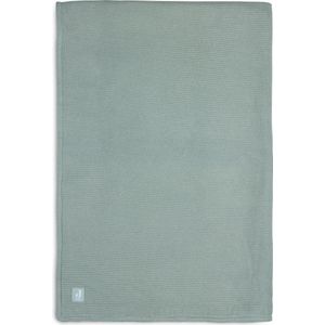 Jollein Baby Deken Ledikant Basic Knit Forest Green/Fleece