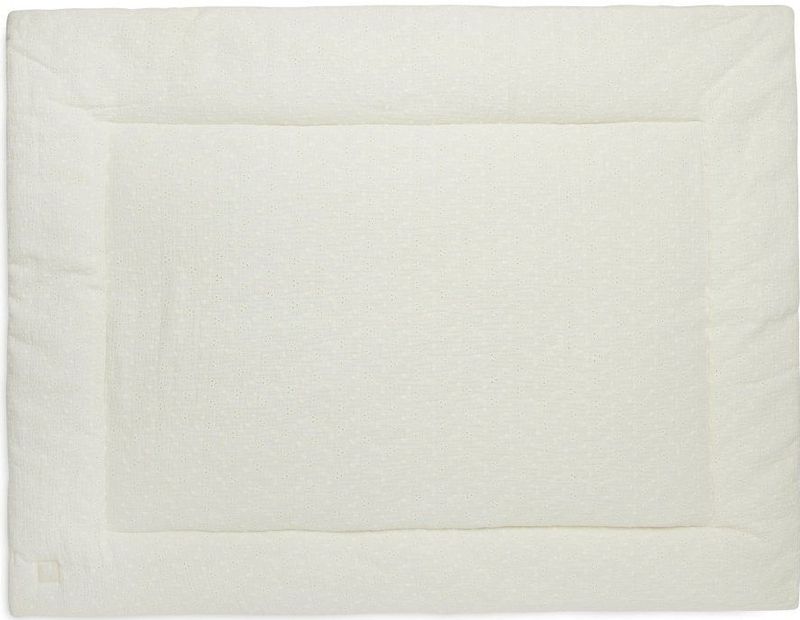 Jollein - Boxkleed Embroidery (Ivory) - Katoen - Speelkleed Baby - 75x95cm