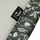 Jollein - Boxdek (Leaf Green) - Botanical Collectie - Polyester - Speelkleed Baby, Boxkleed - 75x95cm