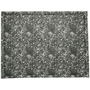 Jollein - Boxdek (Leaf Green) - Botanical Collectie - Polyester - Speelkleed Baby, Boxkleed - 75x95cm