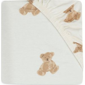 Jollein Baby Hoeslaken Ledikant - Teddy Bear - Jersey - 60x120cm