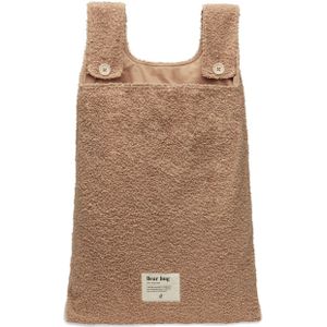 Jollein - Boxzak (Boucle - Biscuit) - Boxopbergzak, Opbergzak, Speelgoedzak