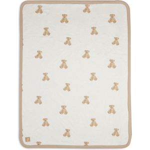 Jollein Baby Deken Ledikant Jersey 100x150cm - Teddy Bear