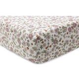 Jollein Jersey Retro Flowers Hoeslaken - 60 x 120 cm