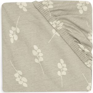 Jollein Hoeslaken Jersey 40/ Wieg, Ledikant, Babybed Twig Olive Green
