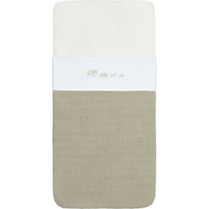 Jollein Baby Laken Ledikant 120x150cm Animals Olive Green