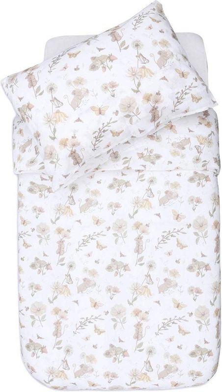 Jollein - Dekbedovertrek met sloop 100x140cm - Dekbed Ledikant, Dekbedovertrek Baby - Dreamy Mouse