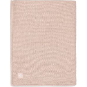 Jollein - Basic Knit Fleece Dekentje - Lichtroze - 100 x 150 cm