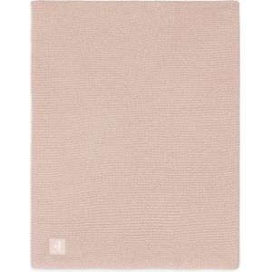 Jollein - Basic Knit - Ledikantdeken - Wilde Rose - Katoen/Polyester