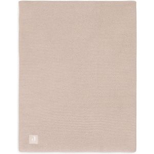 Jollein Deken Wieg Wiegdeken, Wiegdekentje, Dekentje Baby Basic Knit Basic Knit Wild Rose
