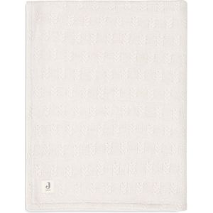 Jollein Deken Wieg Wiegdeken, Wiegdekentje, Dekentje Baby Grain Knit Oatmeal/Velour