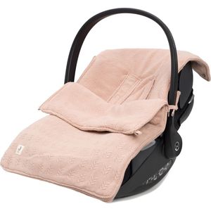 Jollein Voetenzak group 0+ 3/5 punts Grain Knit Wild Rose
