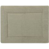 Jollein - Boxkleed 75x95cm - Speelkleed Baby - Grain Knit - Olive Green