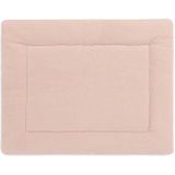 Jollein - Boxkleed 75x95cm - Speelkleed Baby - Grain Knit - Wild Rose