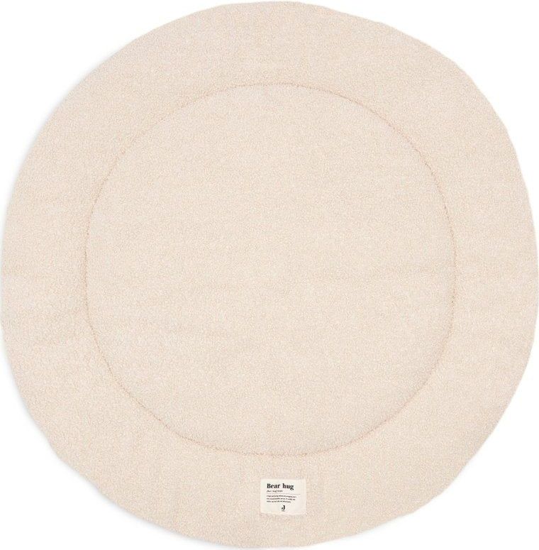 Jollein - Boxkleed - Boucle Naturel - Ø 95cm - Tweezijdig Gebruik