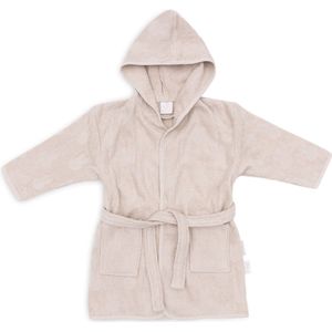Jollein x Nijntje Baby Badjas Badstof Badjas Kinderen met Capuchon Miffy Jacquard Nougat