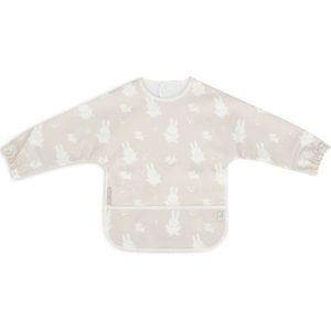 Jollein x Nijntje Slab Waterproof Met Mouw Miffy&Snuffy - Nougat
