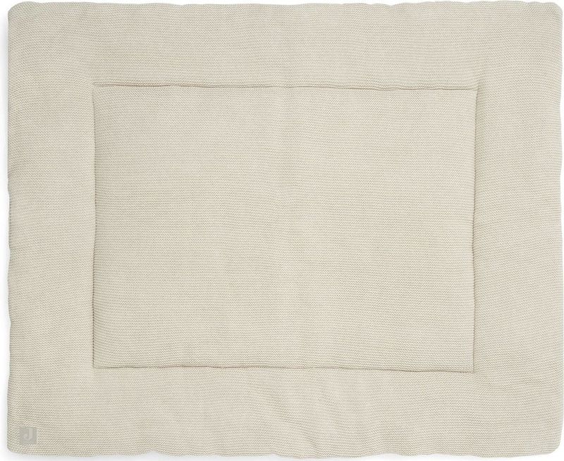 Jollein - Boxkleed 75x95cm - Speelkleed Baby - Basic Knit - Nougat