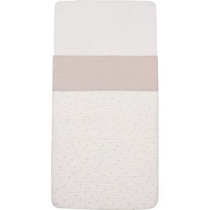 Jollein Ledikantlaken Slub Nougat 120X150cm