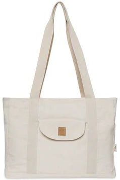 Jollein - Luiertas Shopper Twill Natural - Wit - 100% Gerecycled Polyester