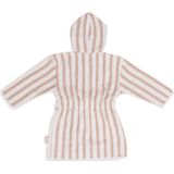 Jollein Badjas 1-2 jaar Stripe Terry - Wild Rose - GOTS