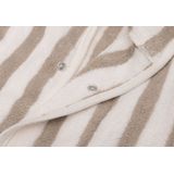 Jollein Badjas 1-2 jaar Stripe Terry - Olive Green - GOTS