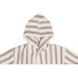 Jollein Badjas 1-2 jaar Stripe Terry - Olive Green - GOTS